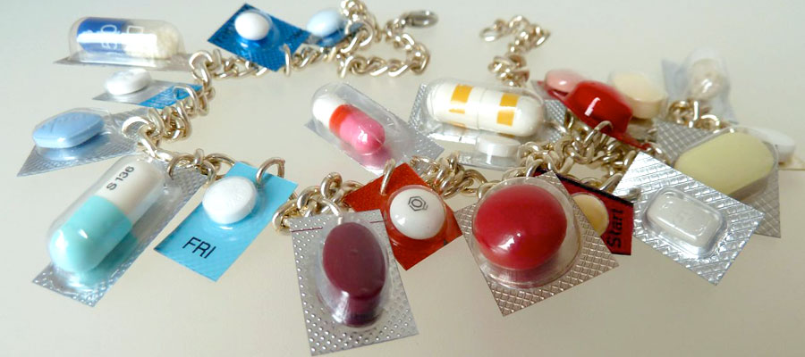 A necklace of pills
